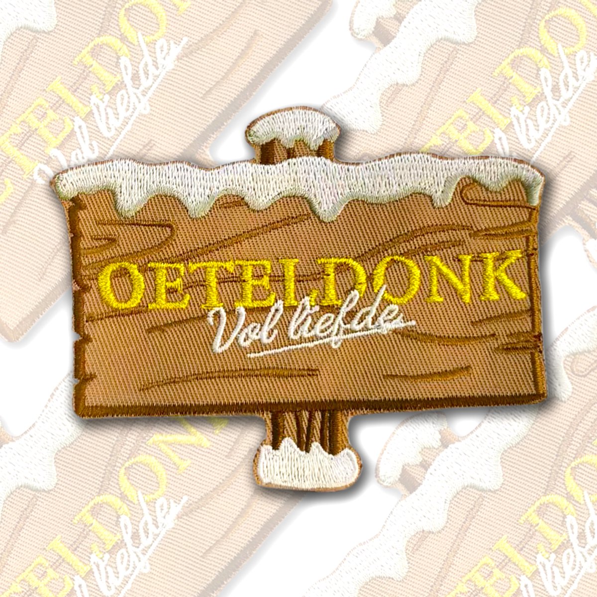 Oeteldonk Vol Liefde - Carnavalsembleem - Carnavalskleding - Carnaval accessoires - Oeteldonk emblemen - Kruikenstad emblemen
