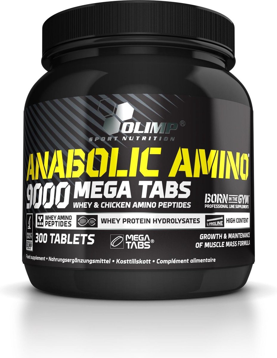 Goedkoopste Olimp Supplements Anabolic Amino 9000 - Aminozuren - 300 tabletten