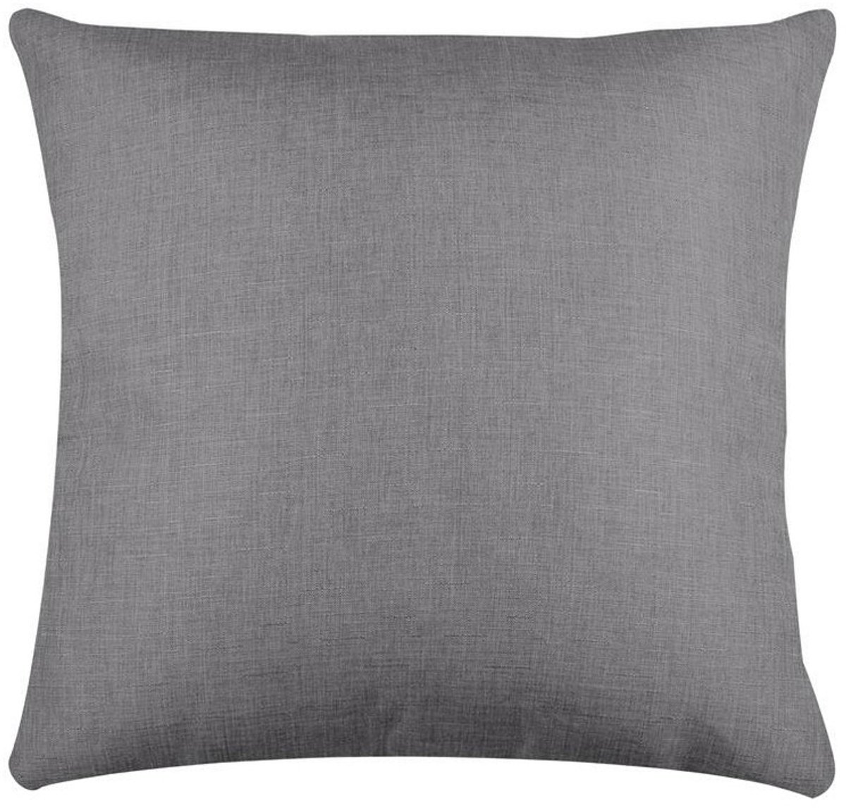 Stof Textile sierkussen Bea - grijs - 50 x 50 cm - bank kussens - zitkussens - binnen/buiten - polyester