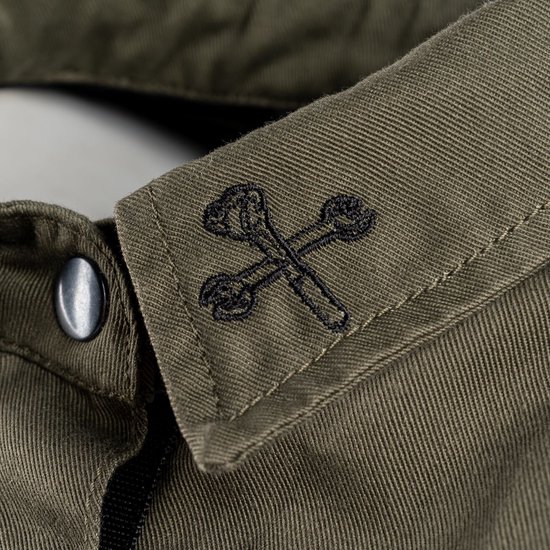 Combinaison textile moteur TRENDA femme 40 Kaki par MOTOBLOUZ