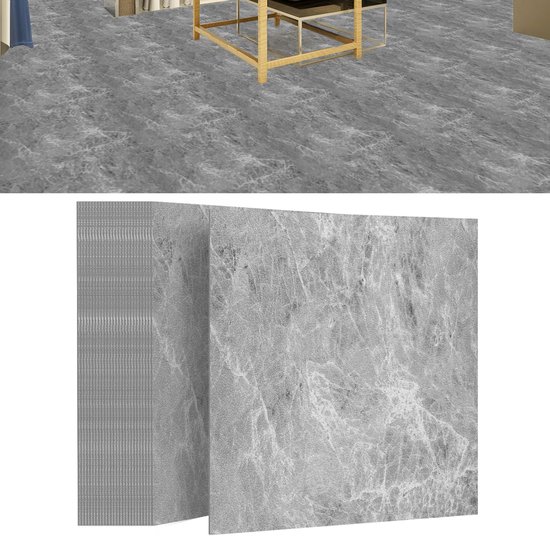 FIVMEN PVC-vloerbedekking, 30 x 30 cm, 54 stuks, vinylvloer