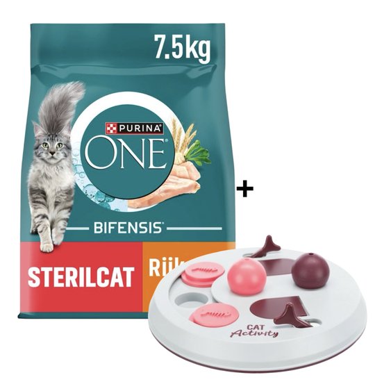 Purina One 4x Kattenvoer Droog Sterilcat Rund - Tarw