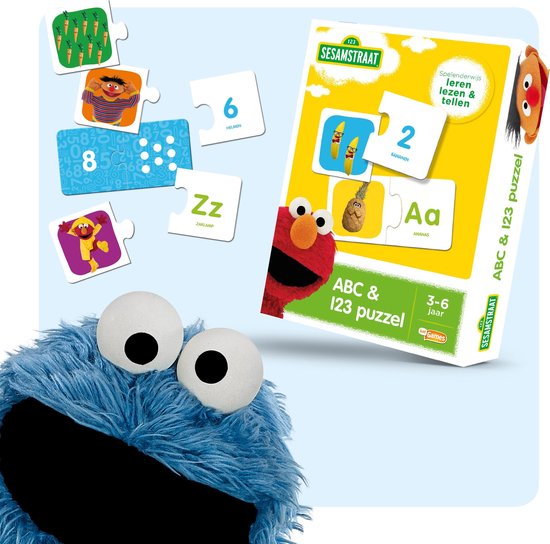 Sesamstraat ABC & 123 puzzel