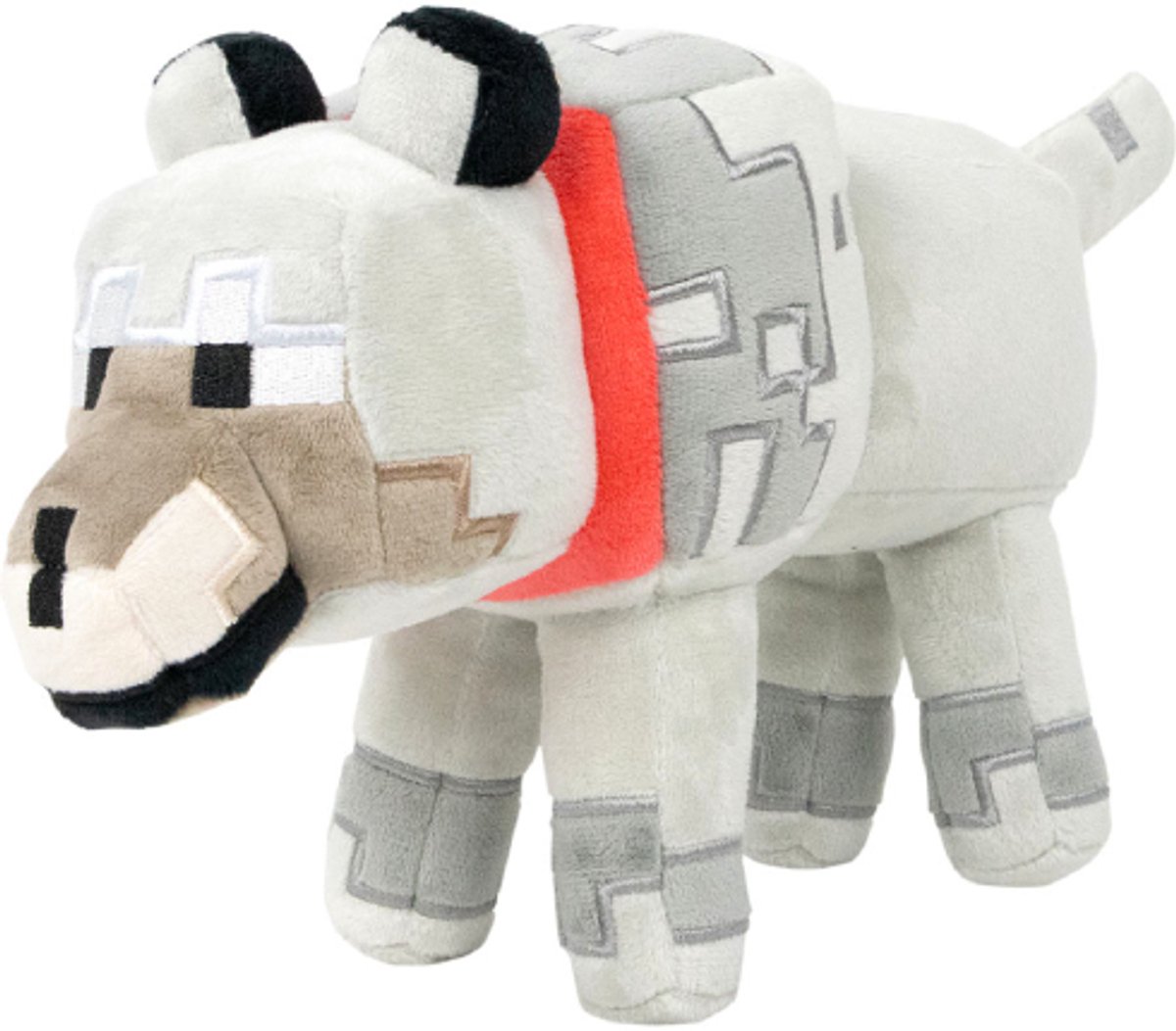Wolf - Minecraft Pluche Knuffel 25 cm - A Minecraft Movie Plush - Speelgoed Film Knuffels voor Kinderen Jongens Meisjes