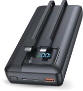 Bol.com Siltcon® Powerbank 30000 mAh– Powerbanks 22.5W Snellader - USB-A/USB-C - LED Indicatie - Powerbank Iphone Geschikt - Noo... aanbieding