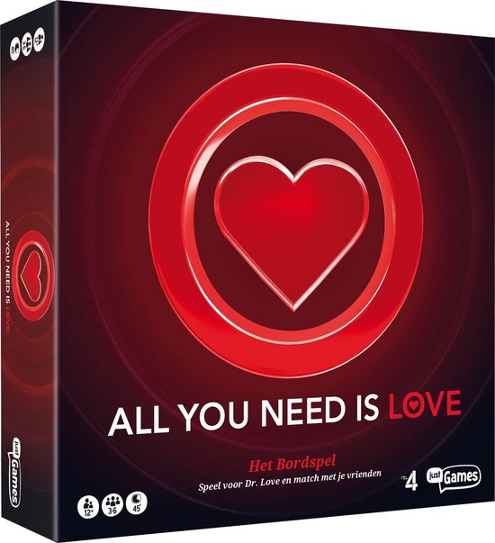 Thumbnail van een extra afbeelding van het spel All You Need Is Love Bordspel