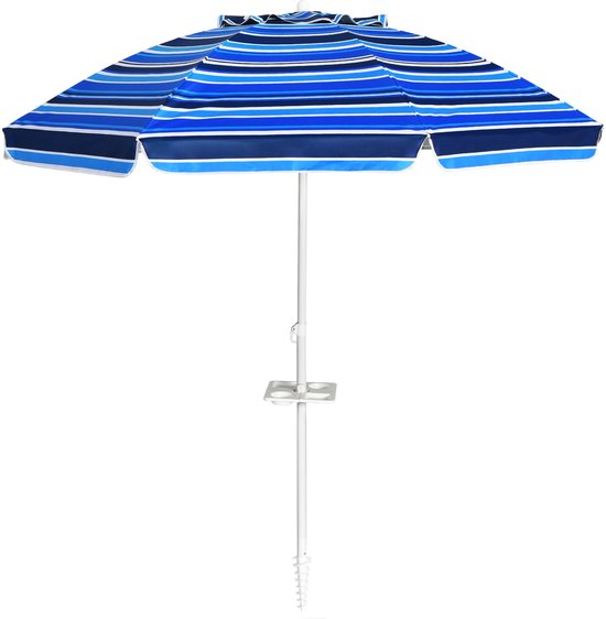 Parasol De Plage Coupe-vent 200 Cm