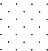 Fabulous World Wallpaper Dots blanc et noir 67105-3