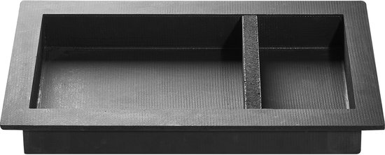 Brauer Void nis douchedeur 60x200cm - geborsteld gunmetal PVD GS-VON1H60200GM