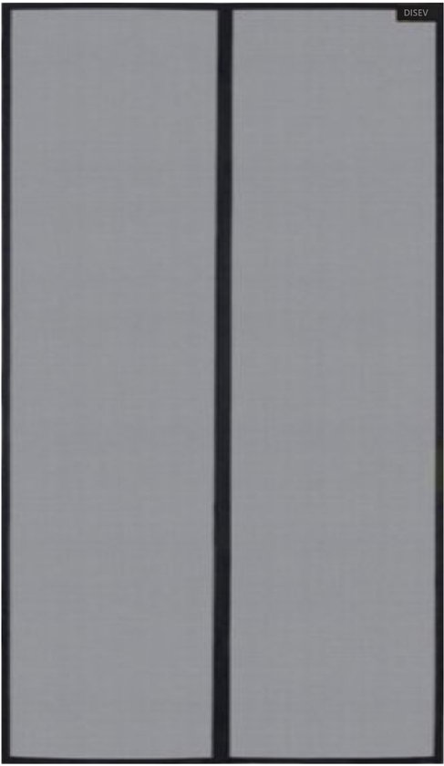 DISEV -Vliegengordijn - Luxe Deurhor Magnetisch - 210x100cm - Glasvezel A-kwaliteit - Horgordijn – Vliegengordijn – Hordeur - Zwart