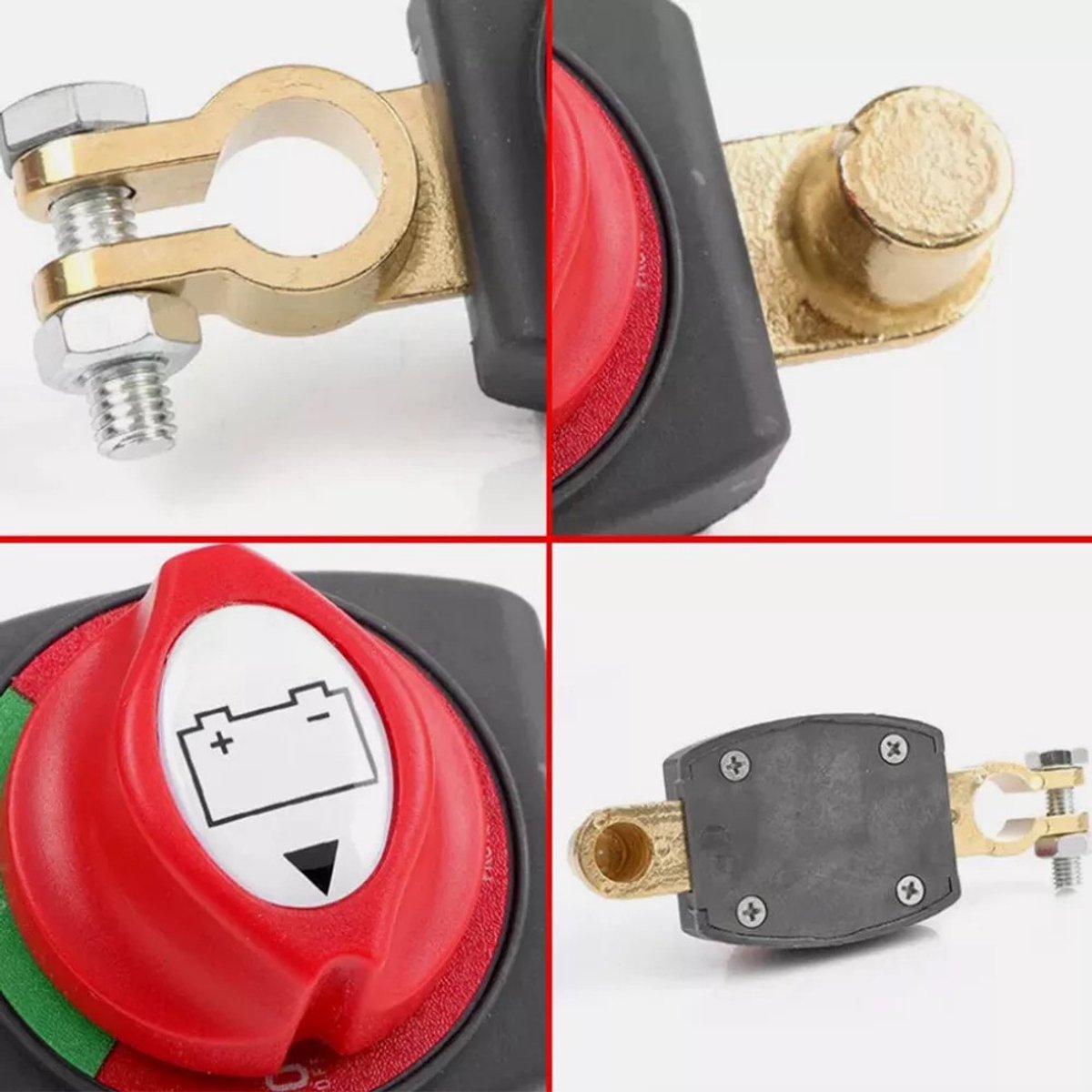 Jeffergarden Interrupteur de déconnexion de batterie de poste supérieur
