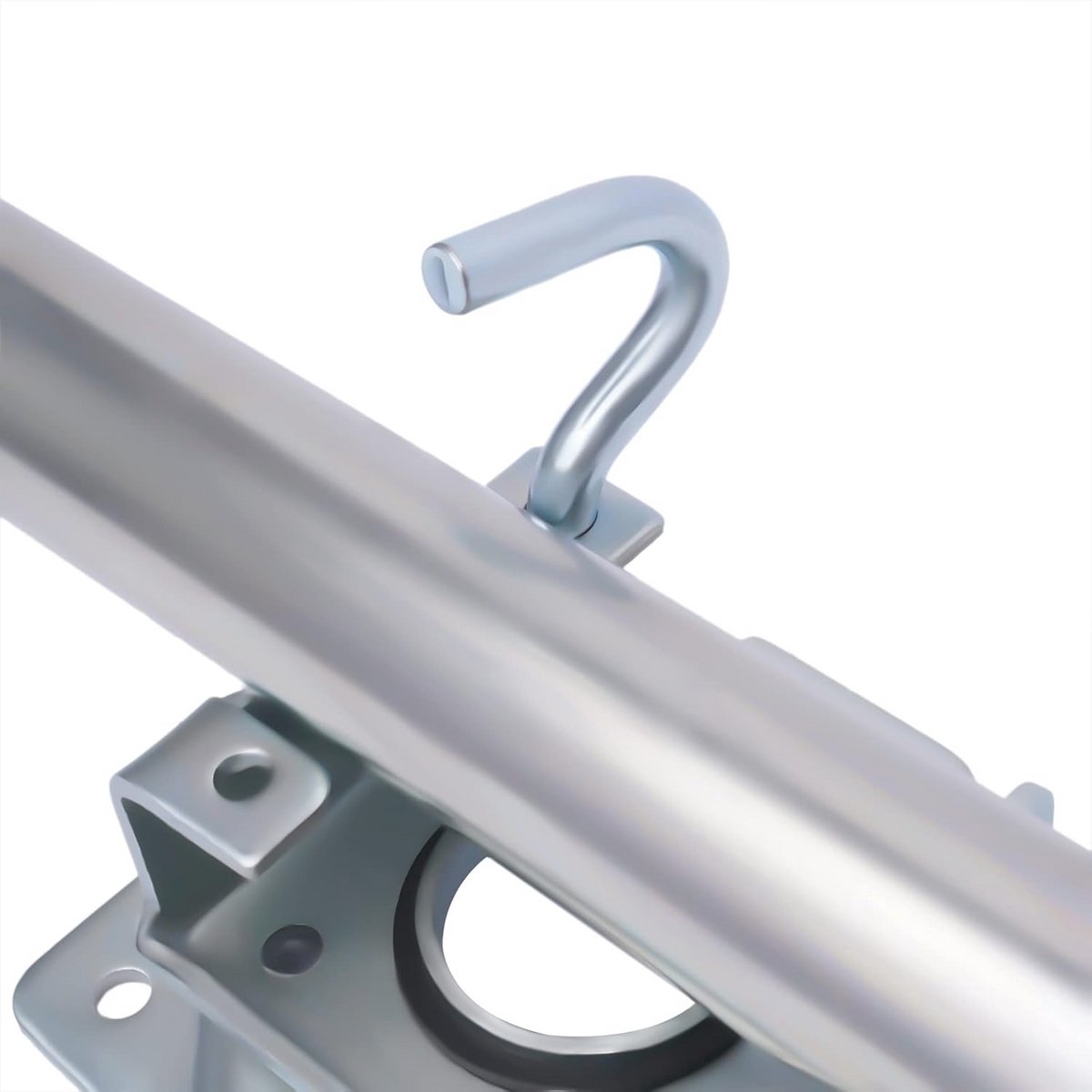DiLiBee Aanhanger steunwiel steunvoet zware belasting auto aanhanger 200 mm professioneel automatisch steunwiel 1200 LB voor aanhanger caravan trailer