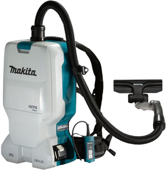 Makita DVC660Z Accu Rugstofzuiger voor Schoonmaak 2x18V Basic Body