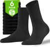 Chaussettes en bambou | Noir | 6 paires
