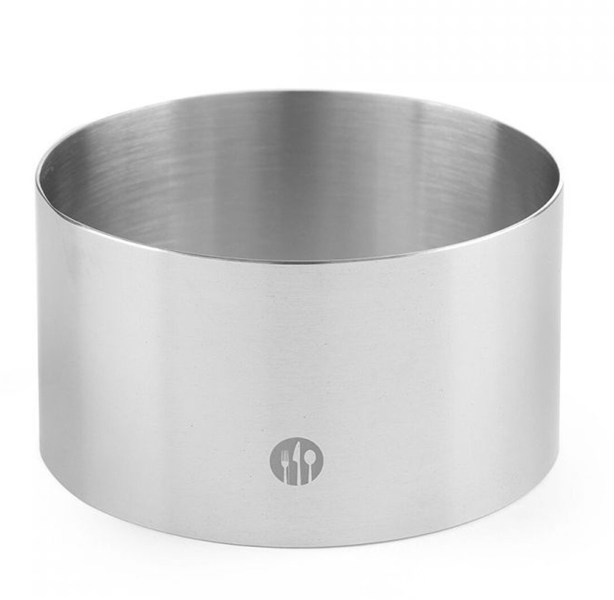 Hendi - Ronde Roestvrijstalen Bak- en Banket Ring - 200mm Diameter - 60mm Hoogte