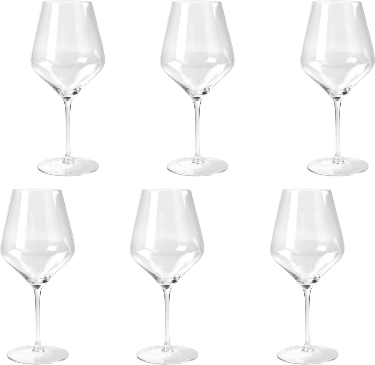 Ginza - Bordeaux Wijnglas 710 ml - Set van 6 stuks - Wijnglazen - Rode wijnglazen