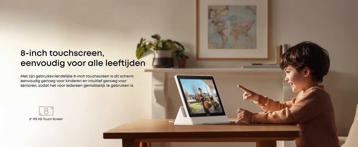 eufy E10 Smart Display-Slimme Home Hub + eufy Security E340 Video Deurbel met chime - Bundelvoordeel – foto 2
