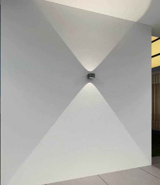 Icon Up en Down Muurlamp Zwart