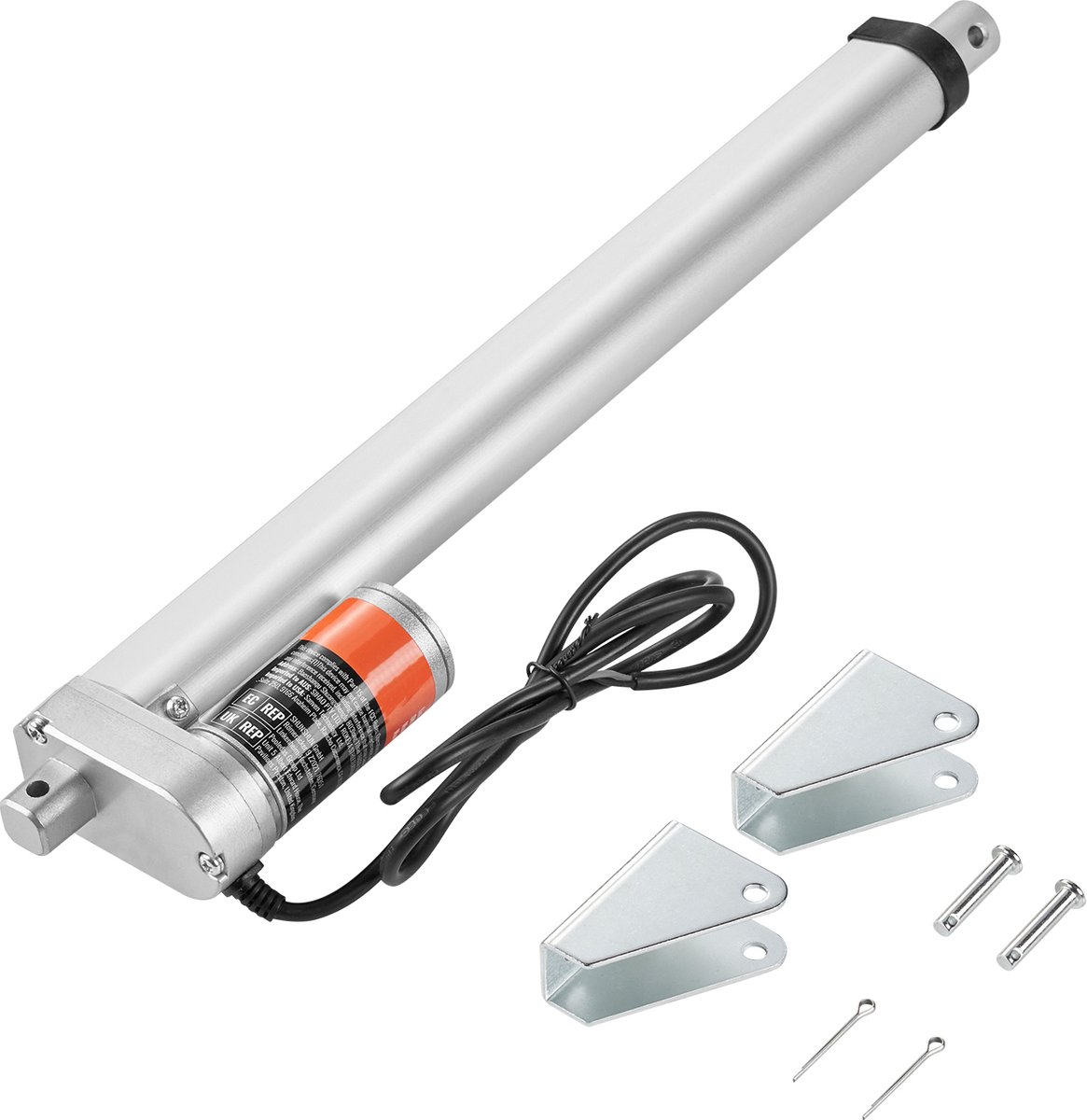 Lineaire Actuator 12 V, Slag van 300 Mm, Hoog Draagvermogen van 150kg/1500 N, Bewegingssnelheid van 5 Mm/S, Incl, Montagebeugel, Ip54-Bescherming voor Diverse Toepassingen