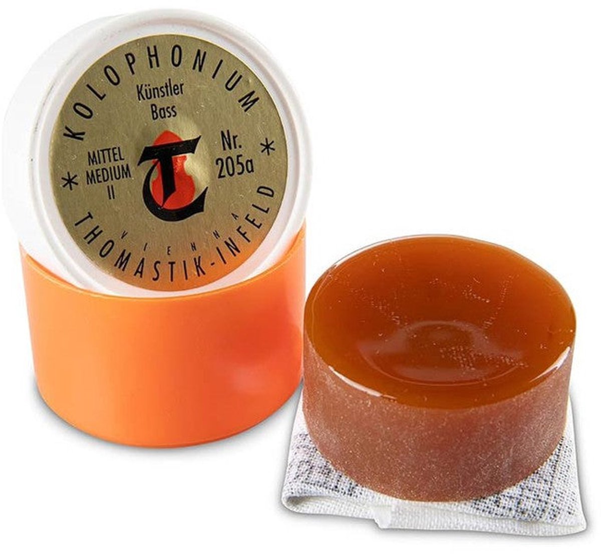 Thomastik Infeld TH-205A-2 Artist hars voor contrabas, larikshars, rond, 2 (medium)