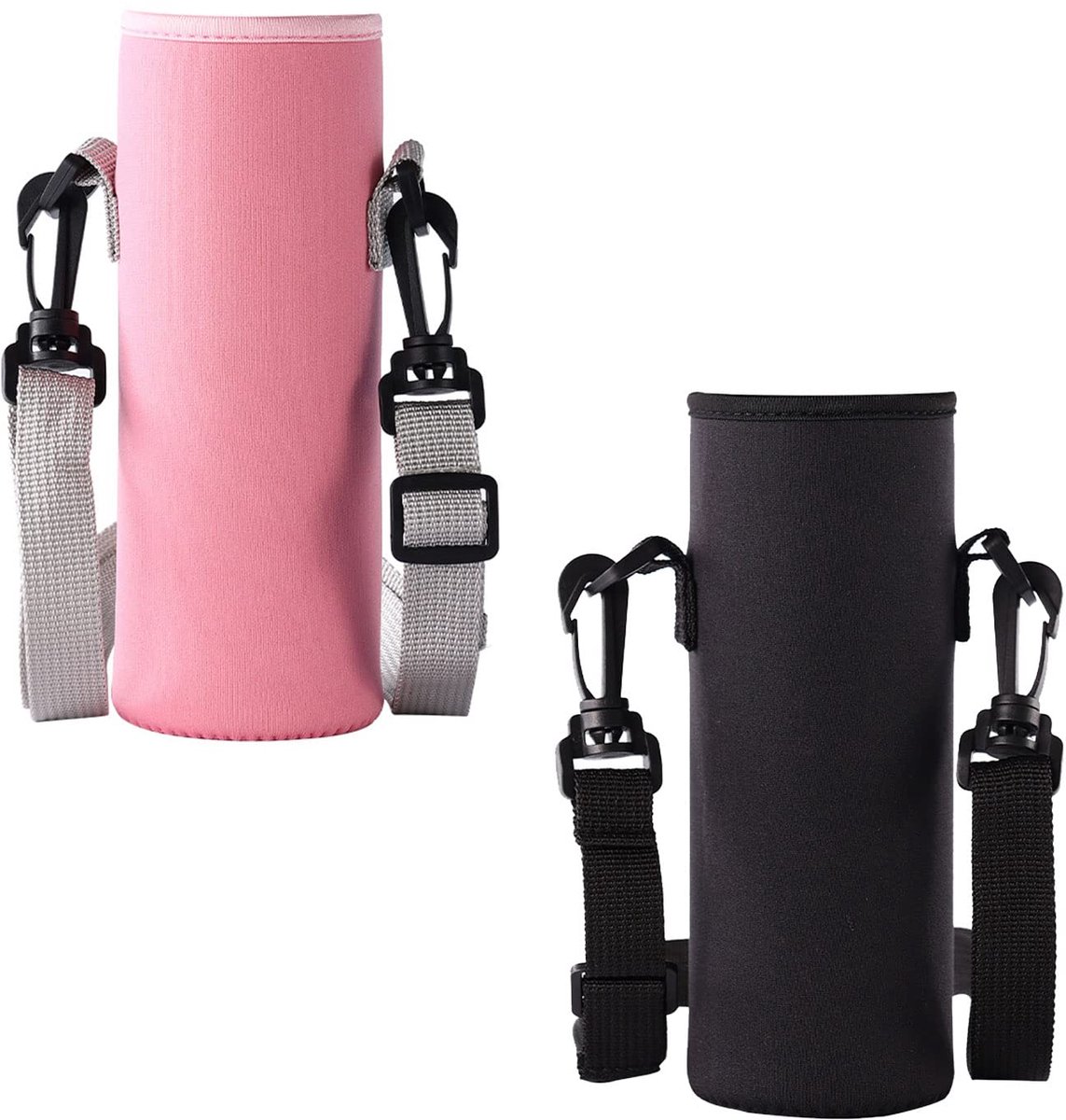 Ibenzoa® Handige Dubbele Waterfles Hoezen Set voor Sport en Outdoor Activiteiten in Diverse Kleuren