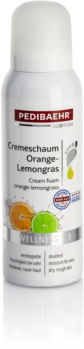 Goedkoopste PEDIBAEHR - Crèmeschuim - Orange-Lemongrass - 10010 - 125ml - Wellness - Vegan