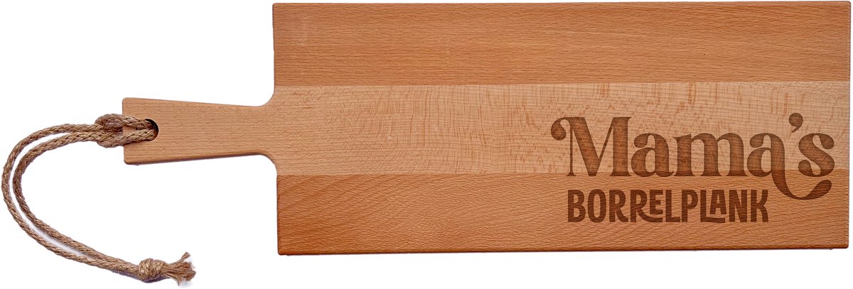 Borrelplank - serveerplank - tapasplank met tekst - Mama's borrelplank