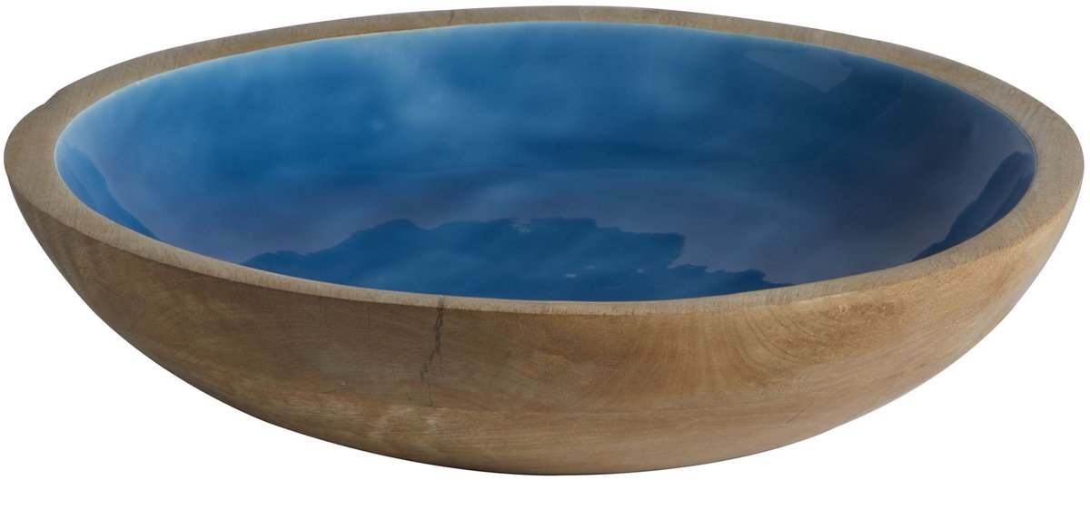 Marine Business blauwe Cocoa Saladeschaal en Bestek Ø30cm