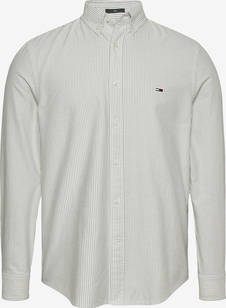 Tommy Jeans PVH Group Heren Overhemden Pastelgroen