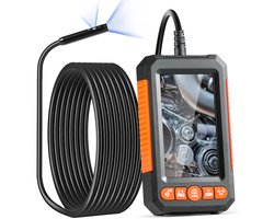 Endoscoop Camera - 4.3 inch IPS scherm - 1080P HD - Inspectiecamera met Scherm - 5m Kabel - IP67 Waterdicht - 32 GB Kaart - 8+1 LED Verlichting - 4x Zoom