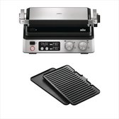 Bol.com Braun MultiGrill 7 - CG7040 - Contactgrill - Met Timer en Display aanbieding
