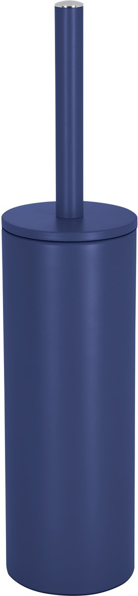 spirella WC Borstel met Houder - AKIRA - Toiletborstel Vrijstaand - Staal - Blauw