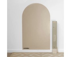 foto van Kinderlybaby - Magnetisch behang Muursticker kinderkamer - Beige - 60x100 cm