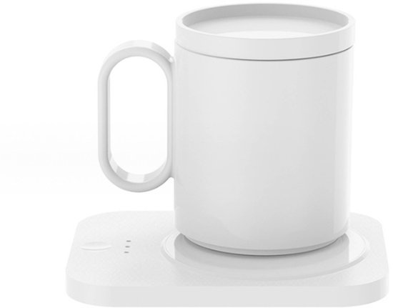 Sous-verre thermique intelligent, chauffage pour Café , Thee , lait, Glas antidéflagrant, Chauffage rapide à température constante, pour le bureau et la maison