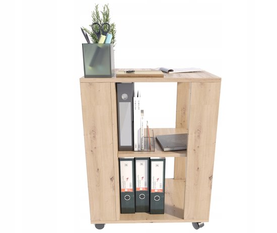 3-laags printerstandaard industriële printertafel met lade, printerplank met 3-laags printerstandaard industriële printertafel met lade, printerplank met
