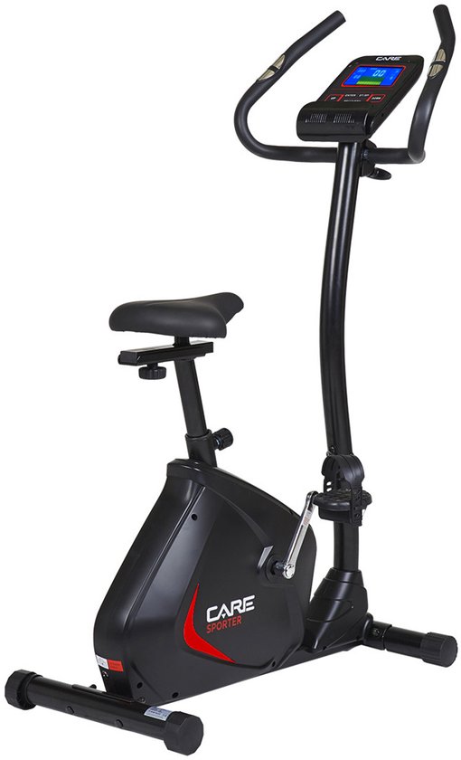 CARE SPORTER - Hometrainer - 7 kg vliegwielmassa - 21 programma’s - 16 gemotoriseerde weerstandsniveaus - Voor thuisgebruik