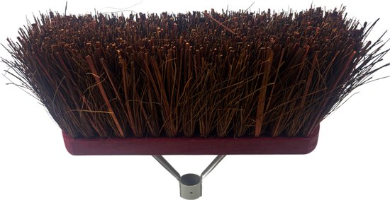 Synx Tools StadsBezem Bassin - 30 cm - Rode kap - Straatbezem - Buitenbezem / Veger - Schoonmaakartikel - Zonder steel van Synx Tools — afbeelding 2