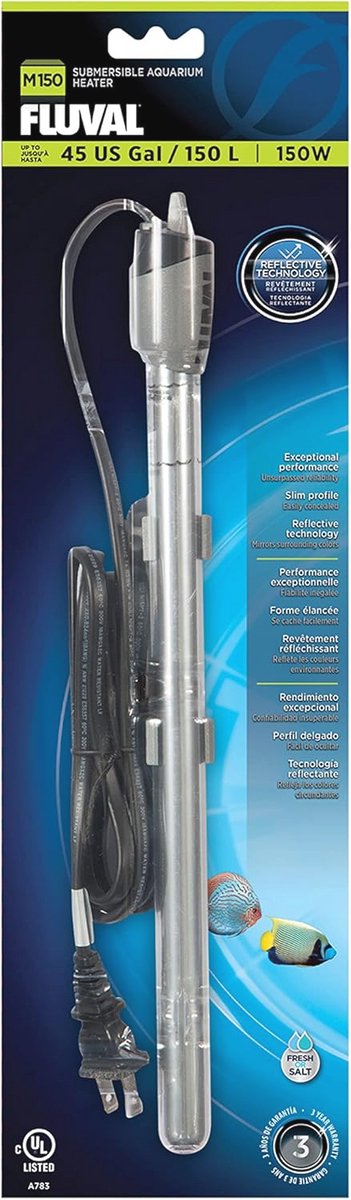 Premium Aquariumverwarming 150 Watt voor Zoet- en Zeewateraquaria
