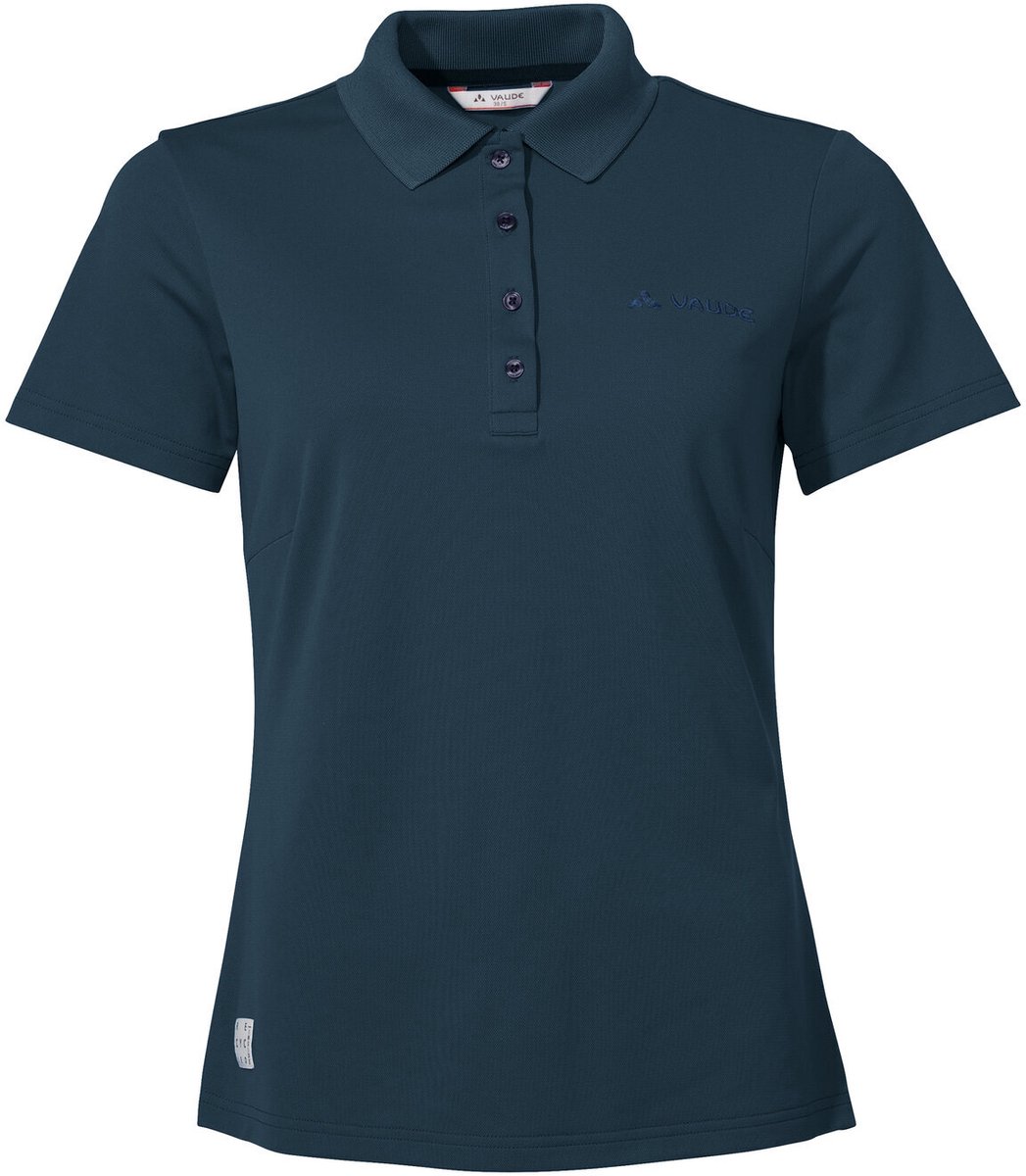 VAUDE Essentieel Poloshirt Poloshirt Dames Outdoor Sport T-Shirt Regular fit Dark Sea