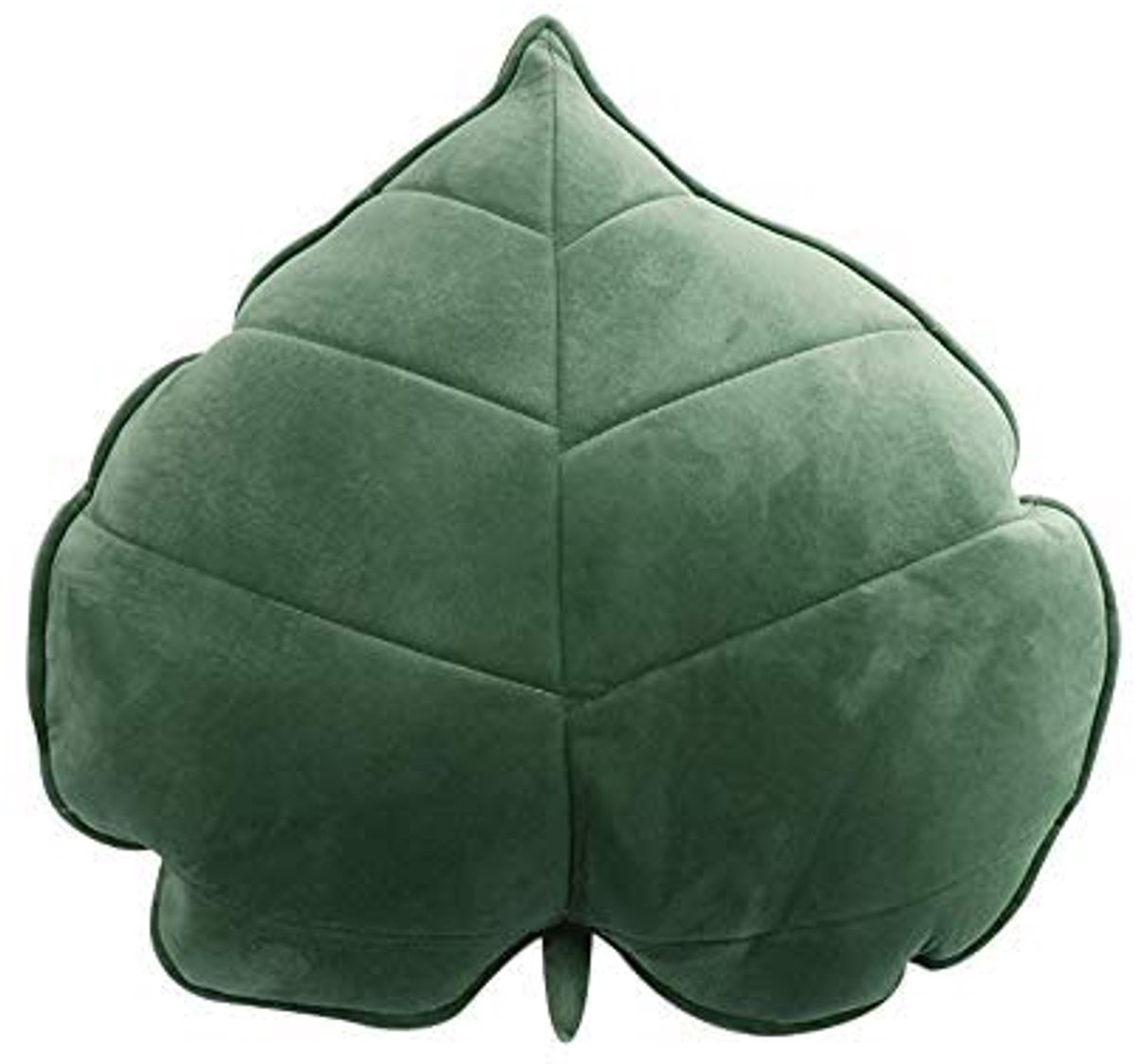 Ibenzoa Pluche Sierkussen in Bladvorm voor Comfort en Decoratie groen