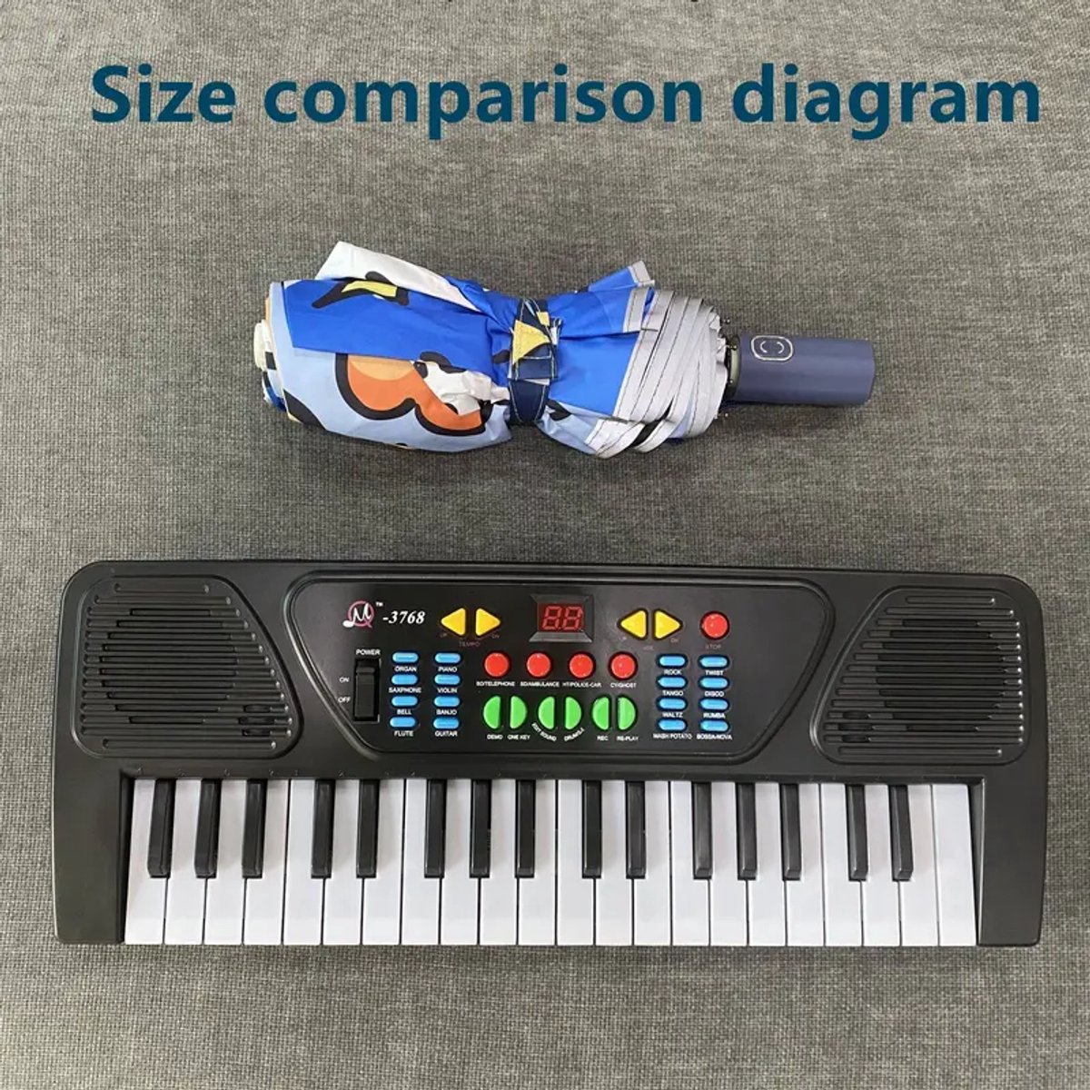 Shayson Kids Piano Toetsenbord, 37 Key Oplaadbare Multifunctionele Elektronische Toetsenbord Piano met Microfoon een Educatief Speelgoed voor peuters Kids Kinderen