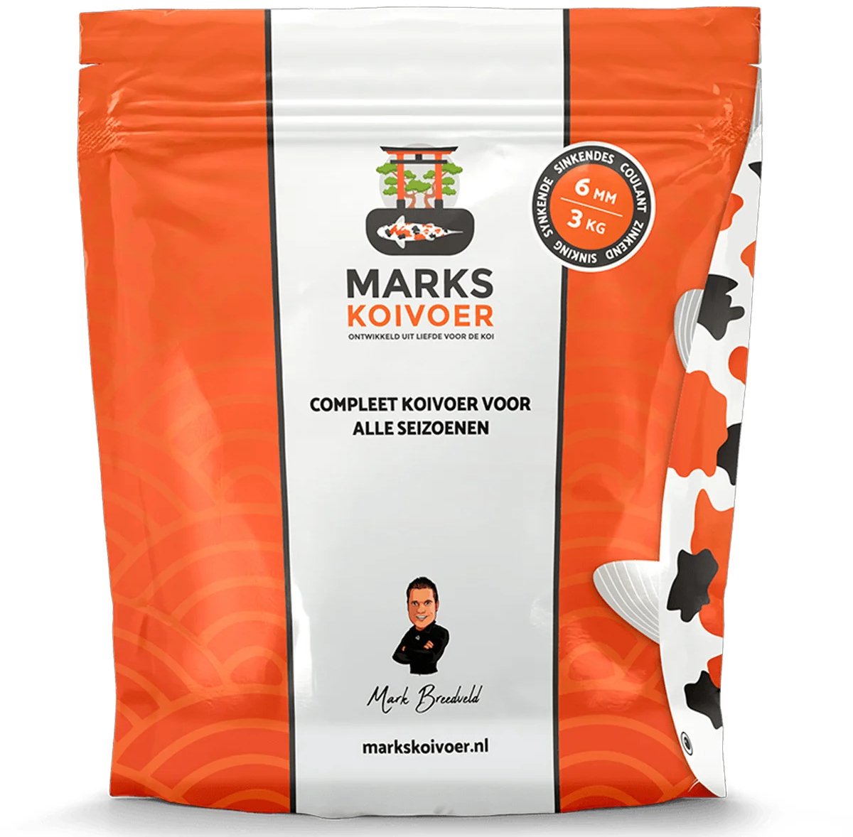 Marks Koivoer Multi Season 6 mm - Zinkend voor gezonde groei van de koi