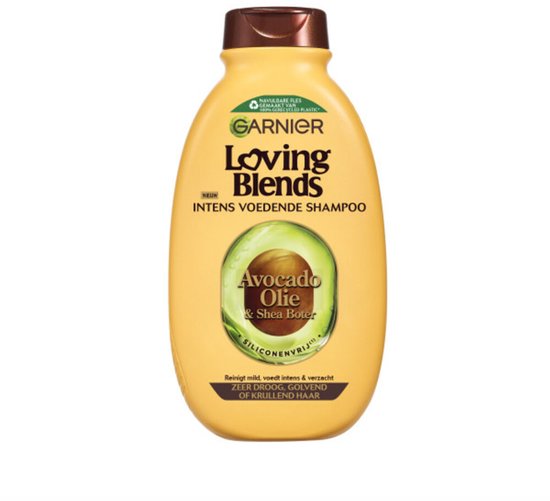 Garnier Loving Blends Avocado Olie en Shea Boter Shampoo - 3 x 300 ml - Voordeelverpakking