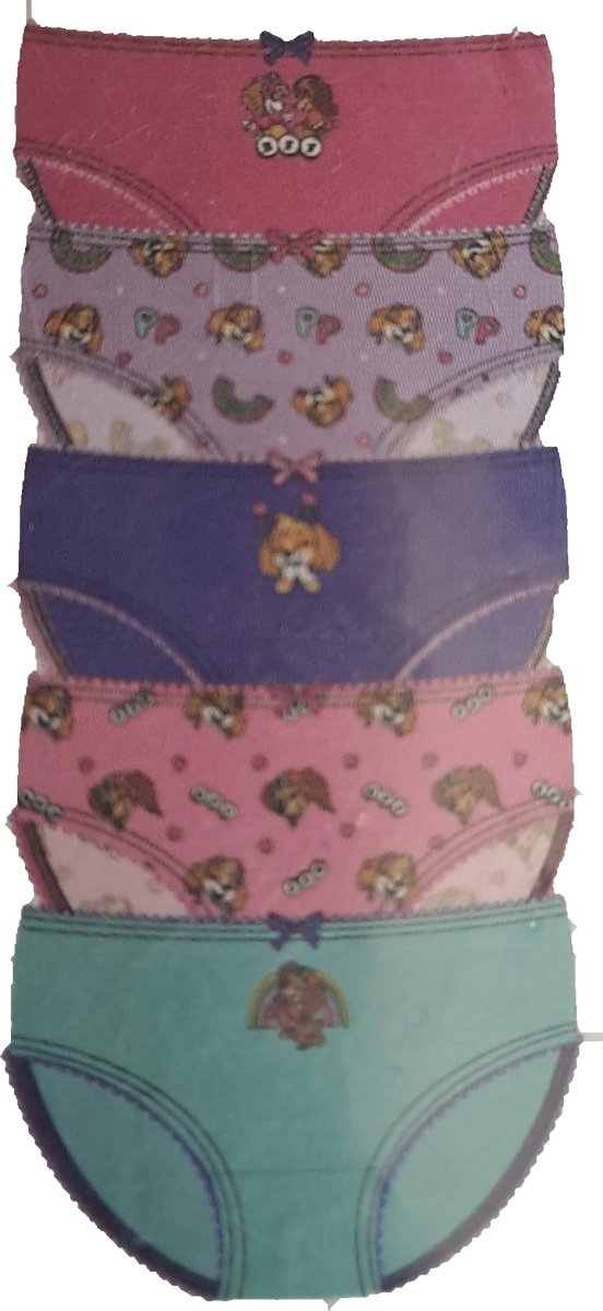 PAW Patrol Skye Slip-128 5 stuks Harde Kleuren