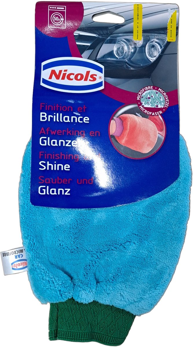 Nicols microvezel handschoen poetsdoek 20-x-28-cm