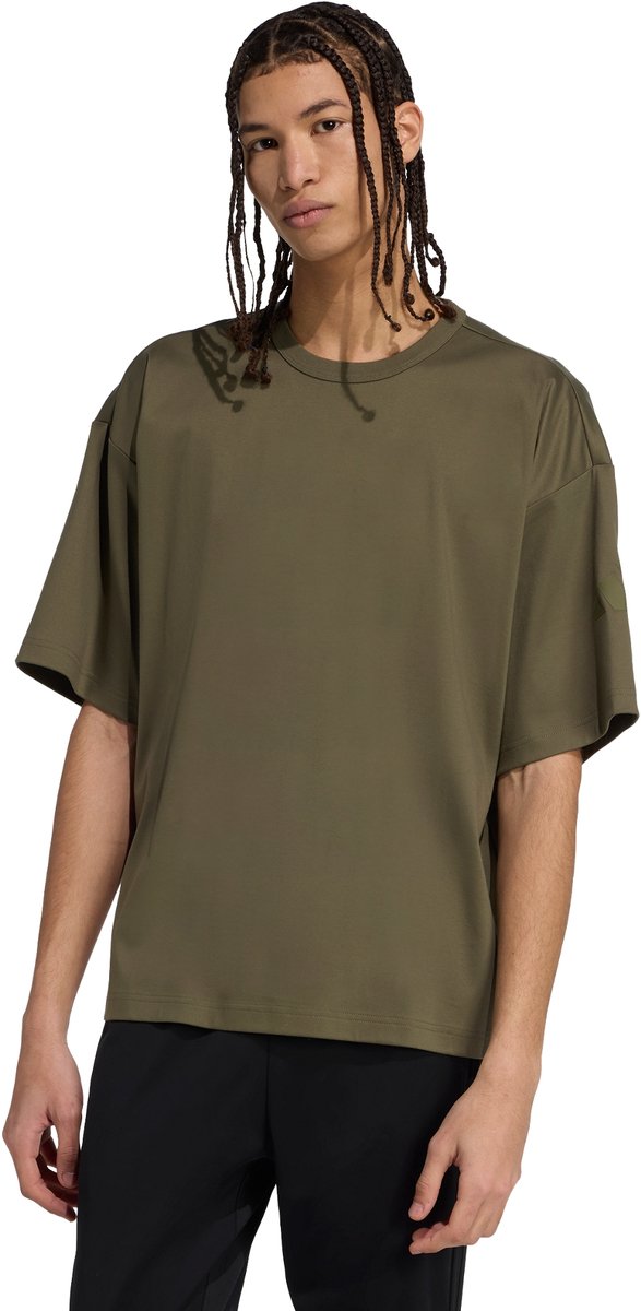 Adidas Sportswear Soft Lux T-Shirt Heren Groen