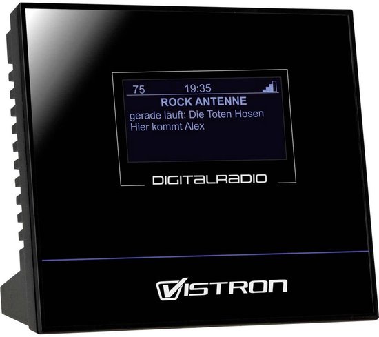 Vistron Youtune2 Digitale radio-ontvangstunit Zwart DAB+
