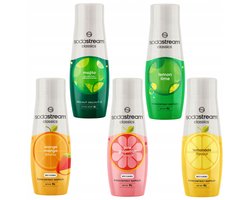 SodaStream - Limonadesiropen - Orange-Mango - Mojito - Grapefruit - Lemon Lime - Lemonade