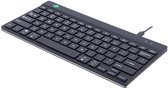R-Go Tools R-Go Clavier Compact Break, QWERTY (US), noir, filaire