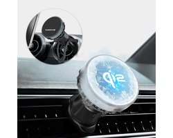 Xssive Telefoonhouder Auto Ventilatie - Actieve Koeler - Geschikt voor MagSafe Autohouder Oplader Draadloos - 15W Qi2 - Telefoonhouders Auto Magnetisch - Driepuntsteun - GSM Houder Auto Magneet